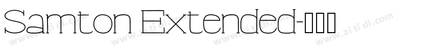 Samton Extended字体转换
